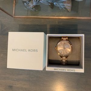 Michel Kors rose gold watch
